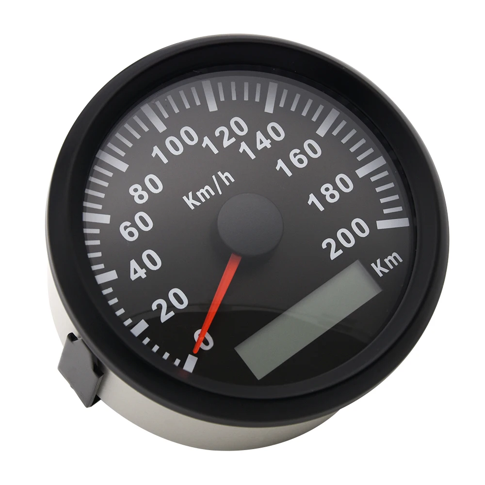 85 мм Автомобильный цифровой GPS измеритель скорости 200 км/ч красный светодиодный