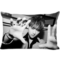 hot sale custom double sided pillow slips actor singer z tao rectangle pillow covers bedding comfortable cushionhigh quality