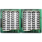 Ресницы 3D норковые накладные, натуральные объемные пушистые искусственные для макияжа, 4020105 пар