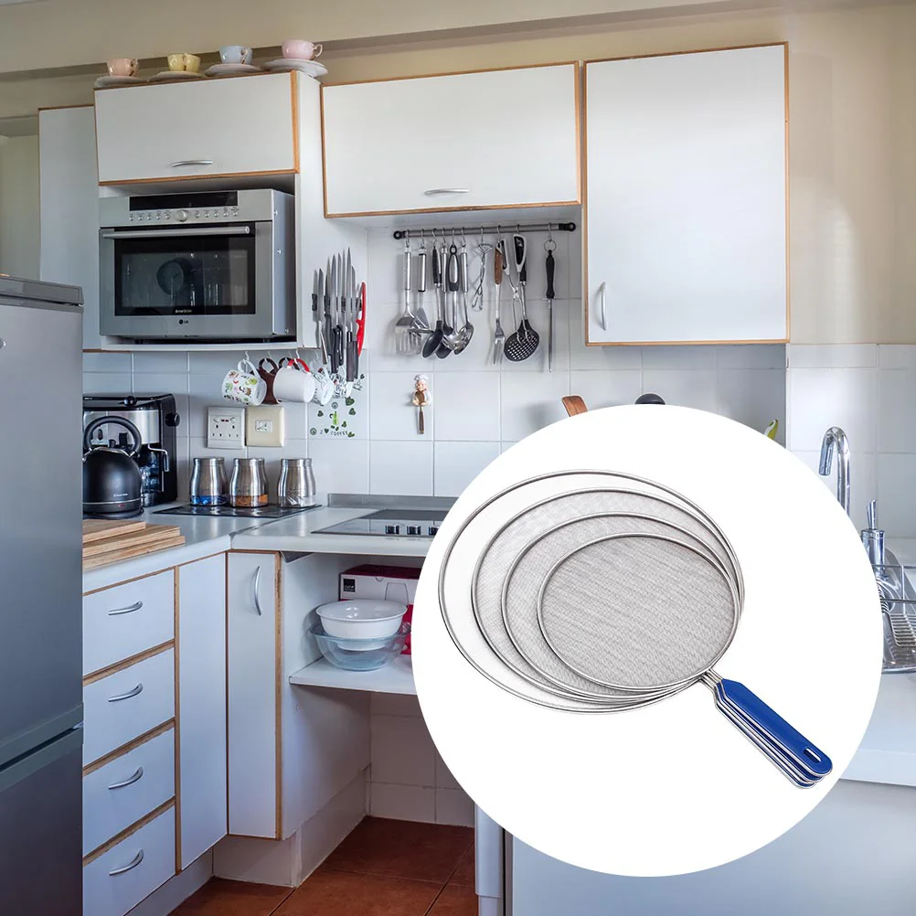 

4 шт., сетчатые масляные чехлы из нержавеющей стали