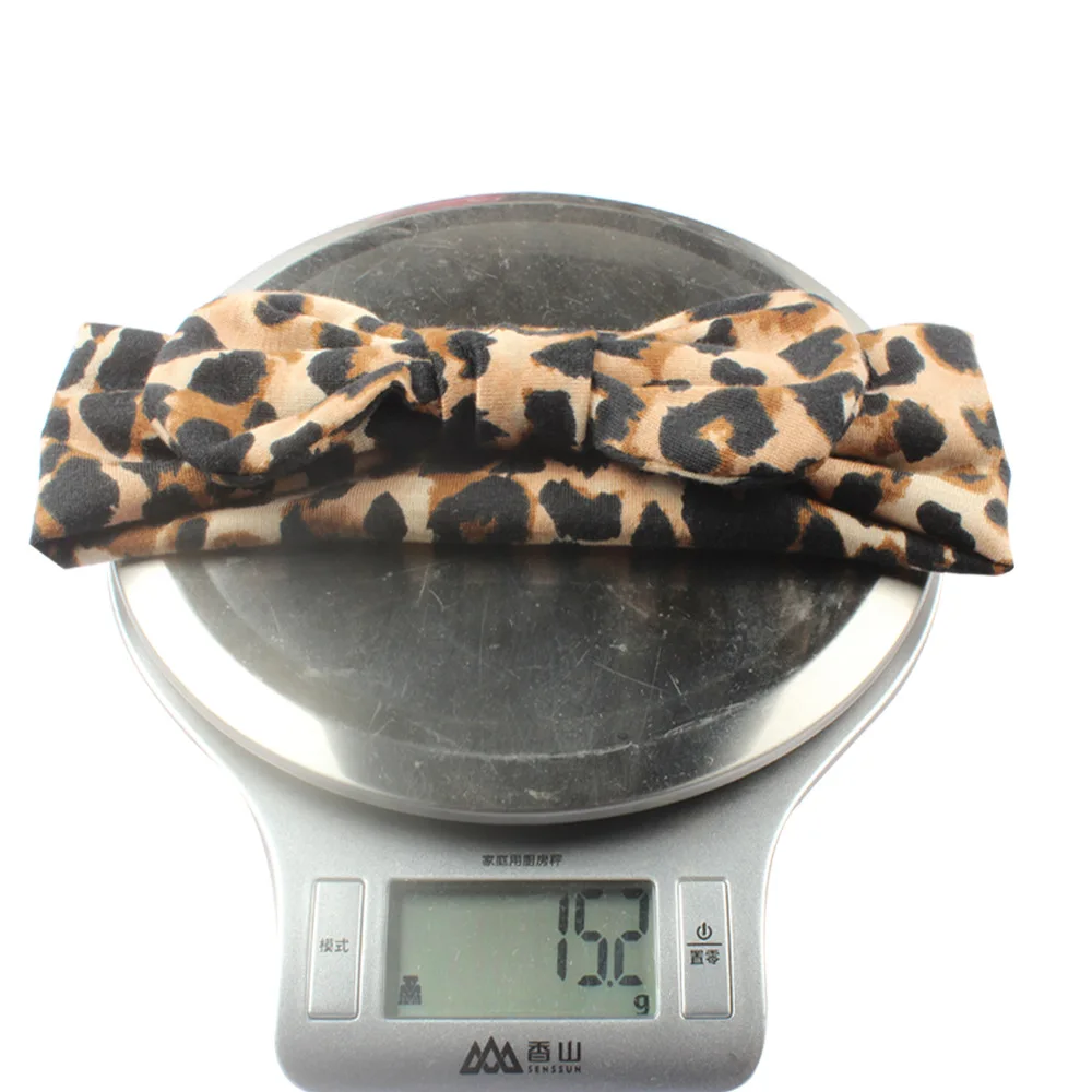 1 шт. детская лента для волос Богемия Леопард цветочные повязки на голову с бантом