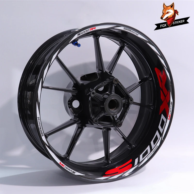 

Мотоциклетная наклейка, ступица колеса, передняя и задняя, двустороннее водонепроницаемое колесо, наклейка на обод ablebmw 1000xr1000r1000rr