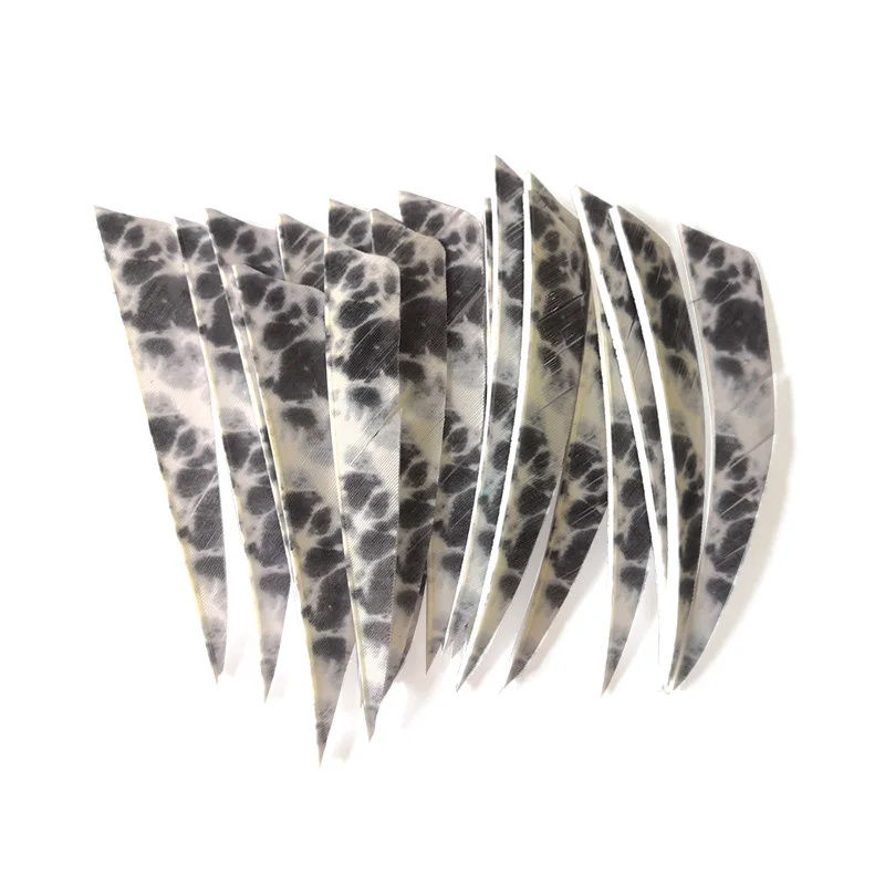 

Sharrow 30Pcs 4Inch Shield-shape Archery Arrow Real Feathers 12 colors Turkey Feather For Carbon Arrow Hunting Arrow Accessories