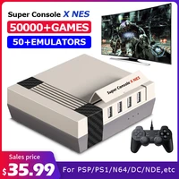 super console x nes classic video game console 50000 retro games 50 emulators for ps1pspn64dc game box portable game player