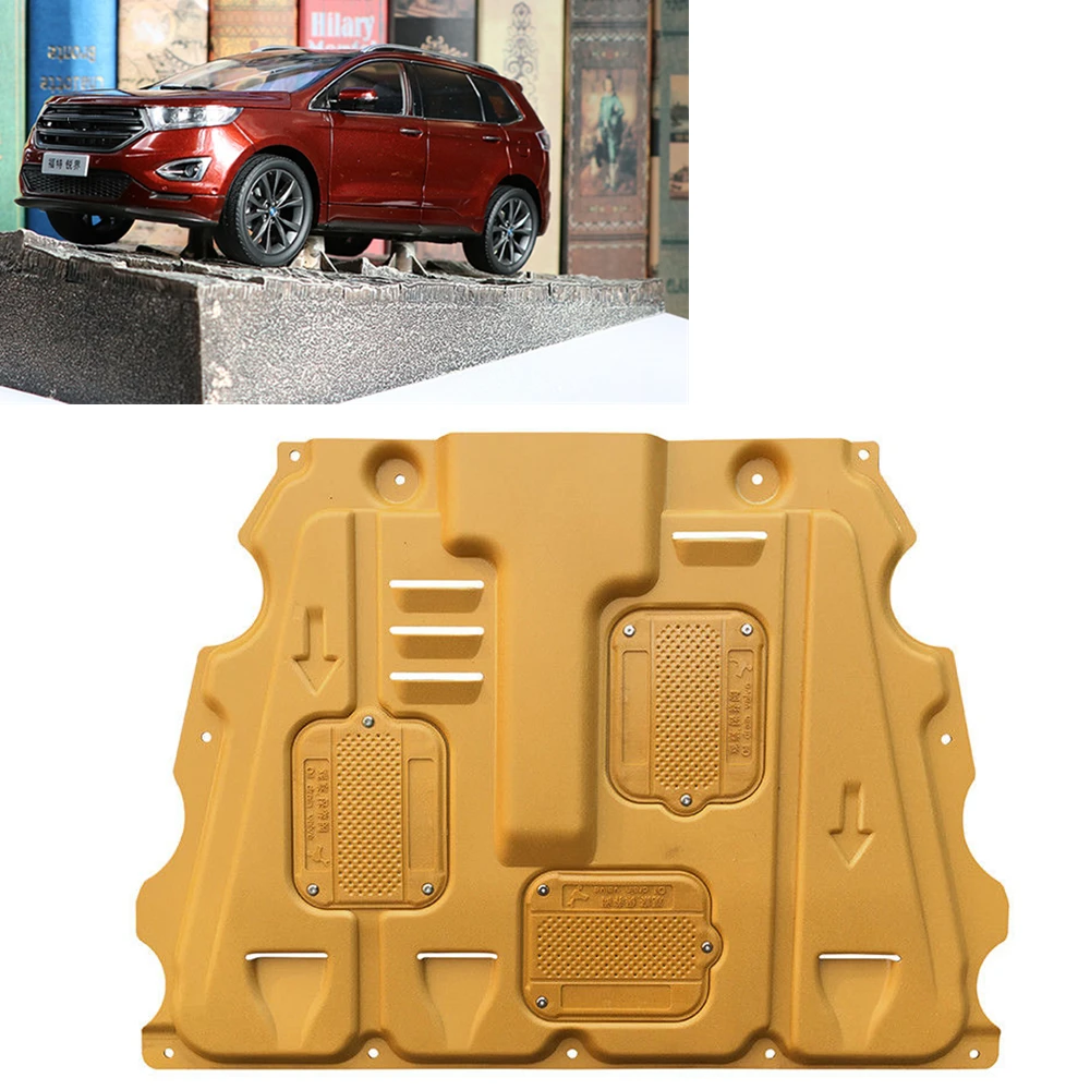 

For Ford Edge 2015-2018 Under Engine Guard Board Splash Shield Mud Fender Plate Cover Golden Car Mudflap Protector Mudguard Flap