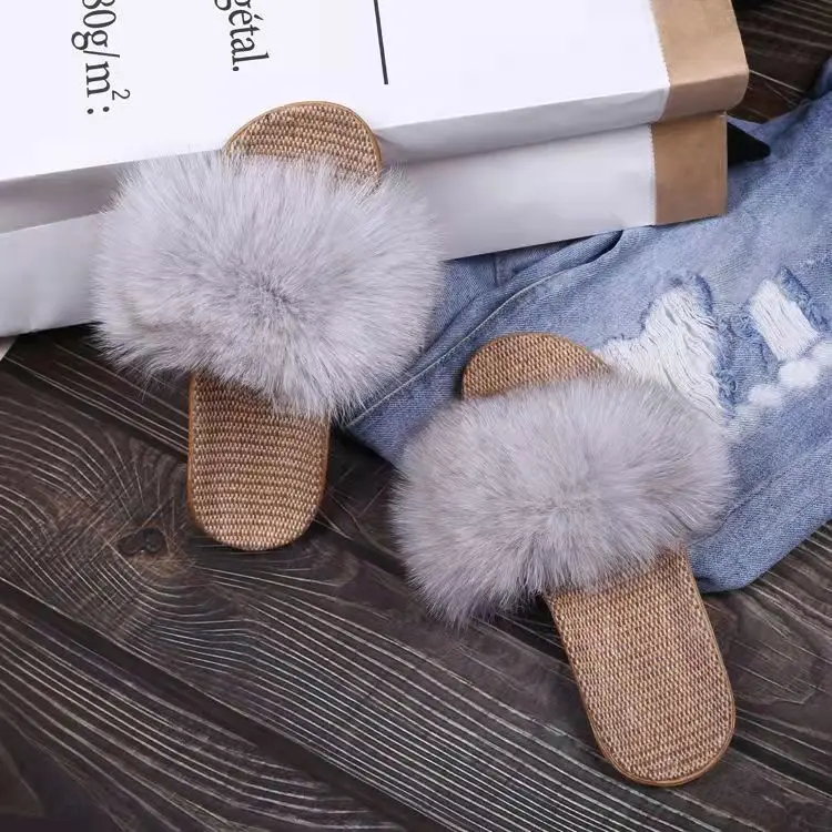 

Новое поступление, роскошные пушистые тапочки для девушек, женские домашние теплые меховые шлепанцы, женские удивительные плюшевые сланцы,...