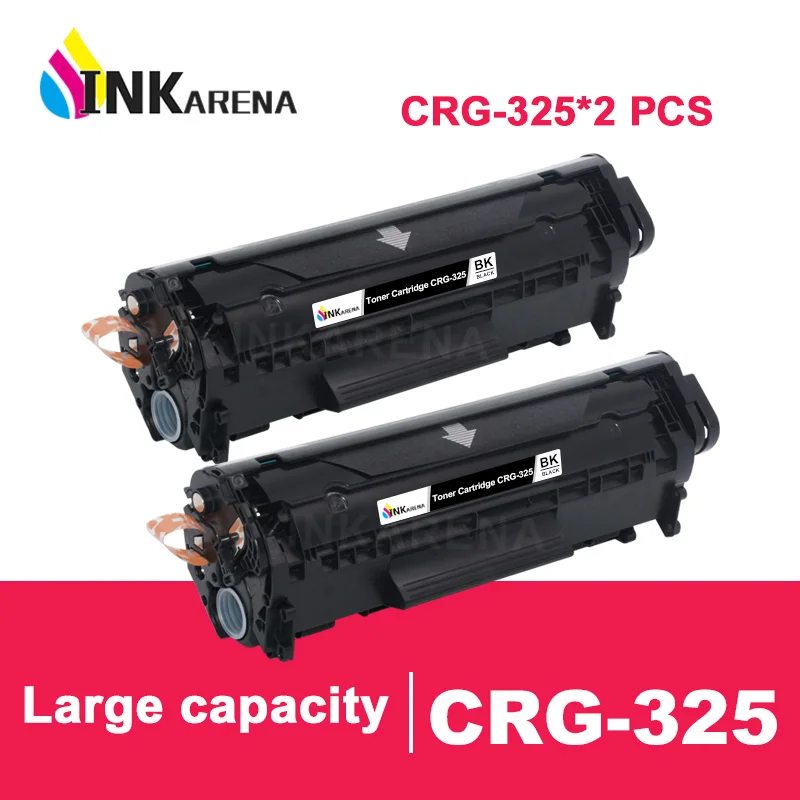 INKARENA 2 шт. CRG 325 Черный тонер картридж для Canon CRG325 LBP 6000 6018WL MF3010 3018 3108 3100 3100B 3010 3050 6030