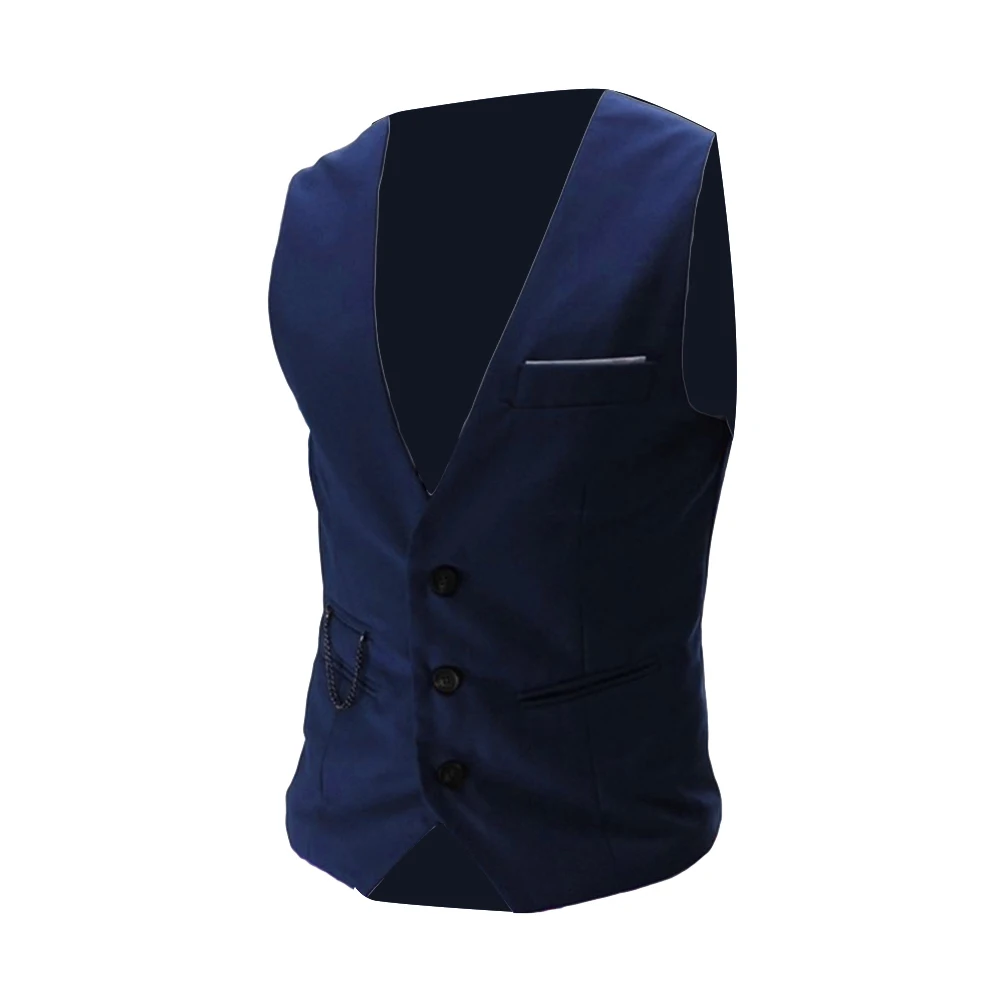M-5XL, новинка, костюм, жилет для мужчин, S-liming Fit, мужские официальные жилеты, жилет, Повседневный, без рукавов, пиджак, Деловой, офисный, свадебный жилет