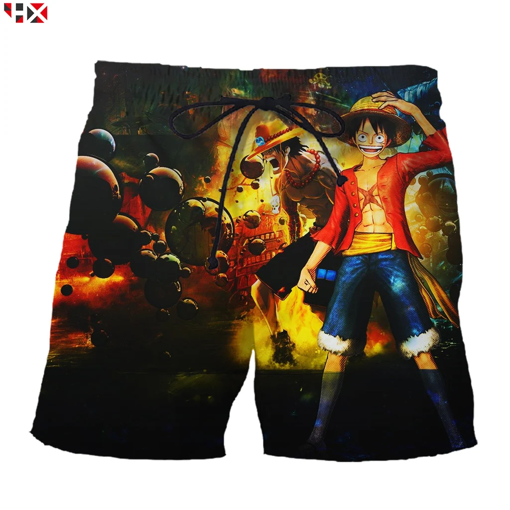 Летние горячие продажи аниме цельные 3D печатные шорты для мужчин/женщин мужчин