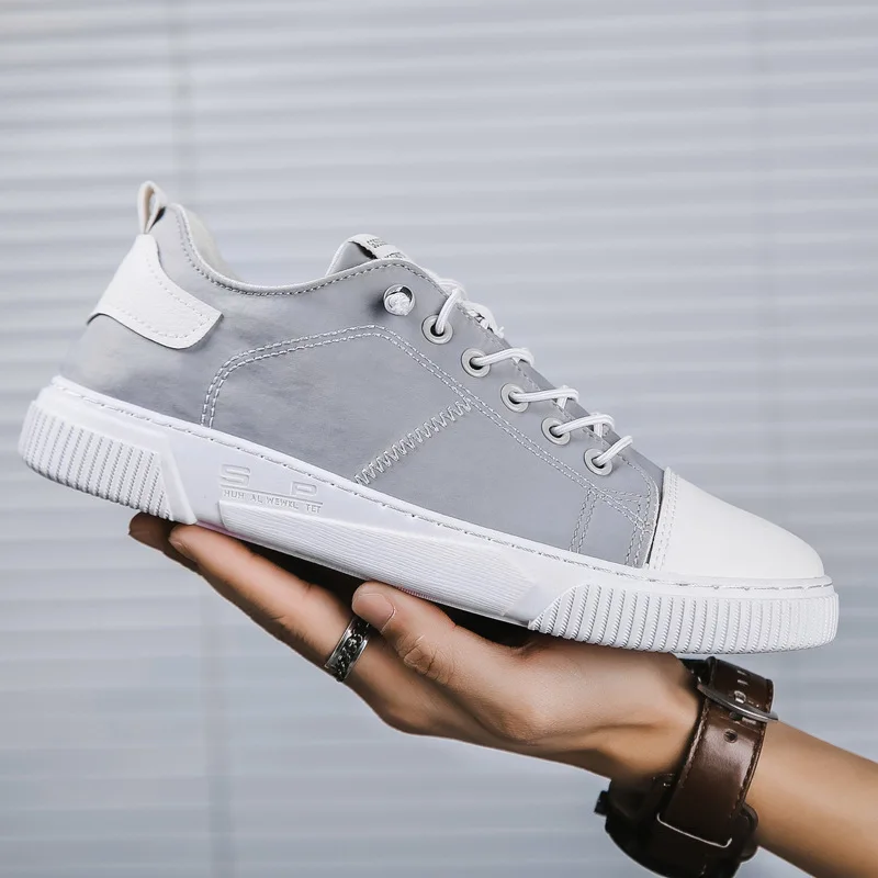 

Men Sneakers Canvas Men Shoes Fashion White Casual Shoes Man Lightweight Breathable Zapatillas Hombre