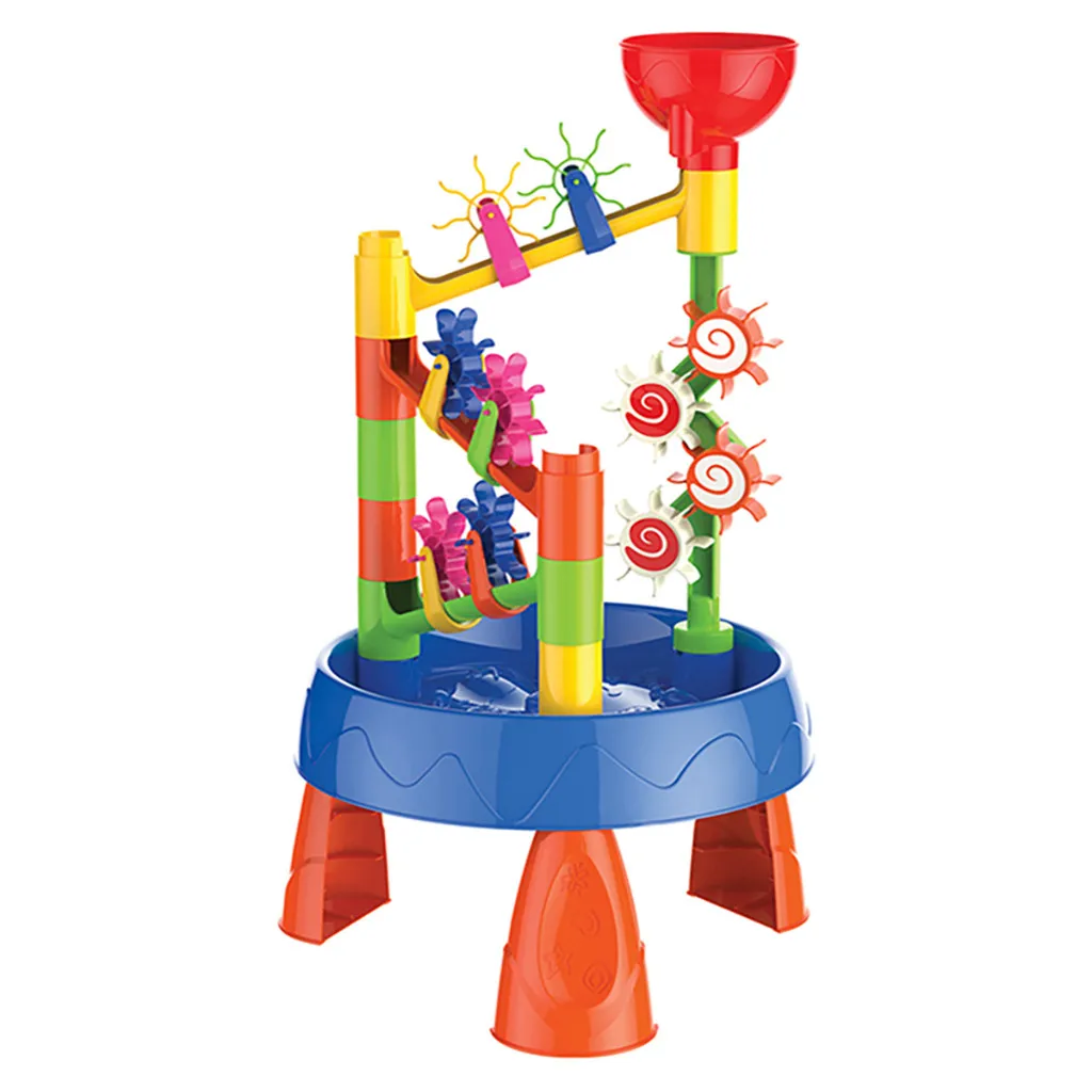 

Bucket Sand & Water Table Outdoor Garden Sandbox Set Play Sand Table Kids Outdoor Play Water Summer Beach Toys For Children