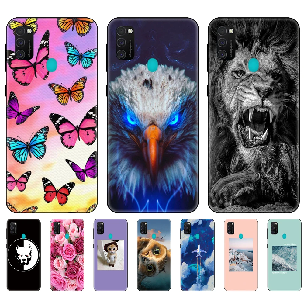 

For Samsung Galaxy M30s Case Soft silicon Phone Cover for Samsung M30s M 30s SM-M307 back Bumper Funda black tpu case