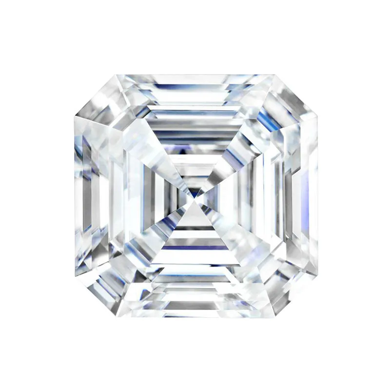 Choucong роскошное кольцо Asscher cut 12 мм AAAAA cz Sona камень 925 пробы серебро обручальное кольцо кольца для женщин ювелирные изделия