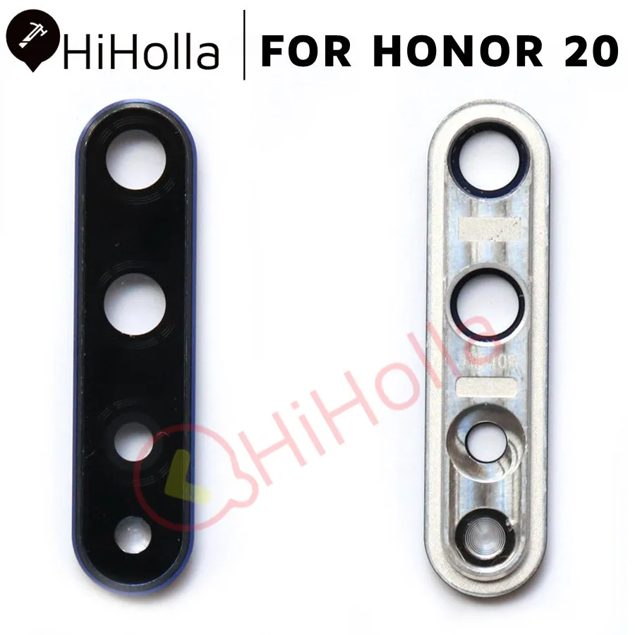 

Honor20 For Huawei Honor 20 Camera Glass Lens With Metal Camera Frame Holder Mobile Phone Camera Lens Replacement Parts