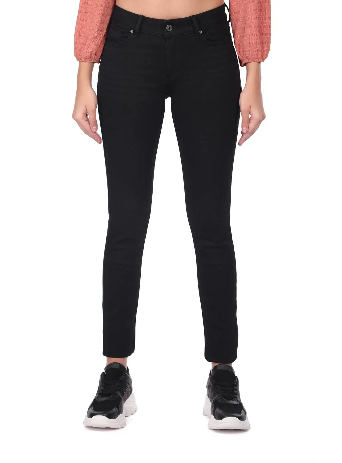 

Синие белые женские черные облегающие джинсовые брюки