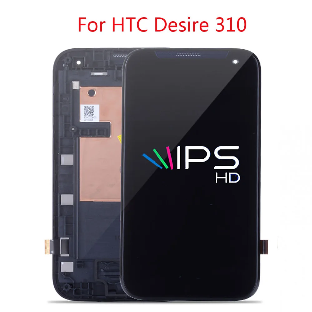 Оригинальный ЖК дисплей 4 5 дюйма для HTC Desire 310 с сенсорным экраном рамкой и