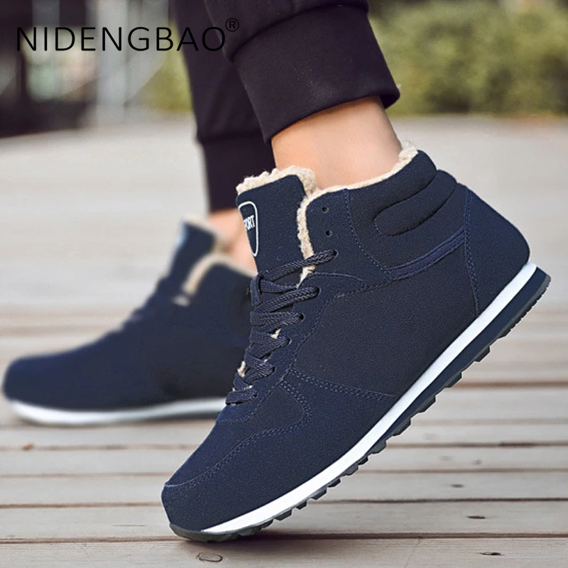 Обувь унисекс Женская и мужская зимняя обувь Мужские кожаные зимние ботинки для