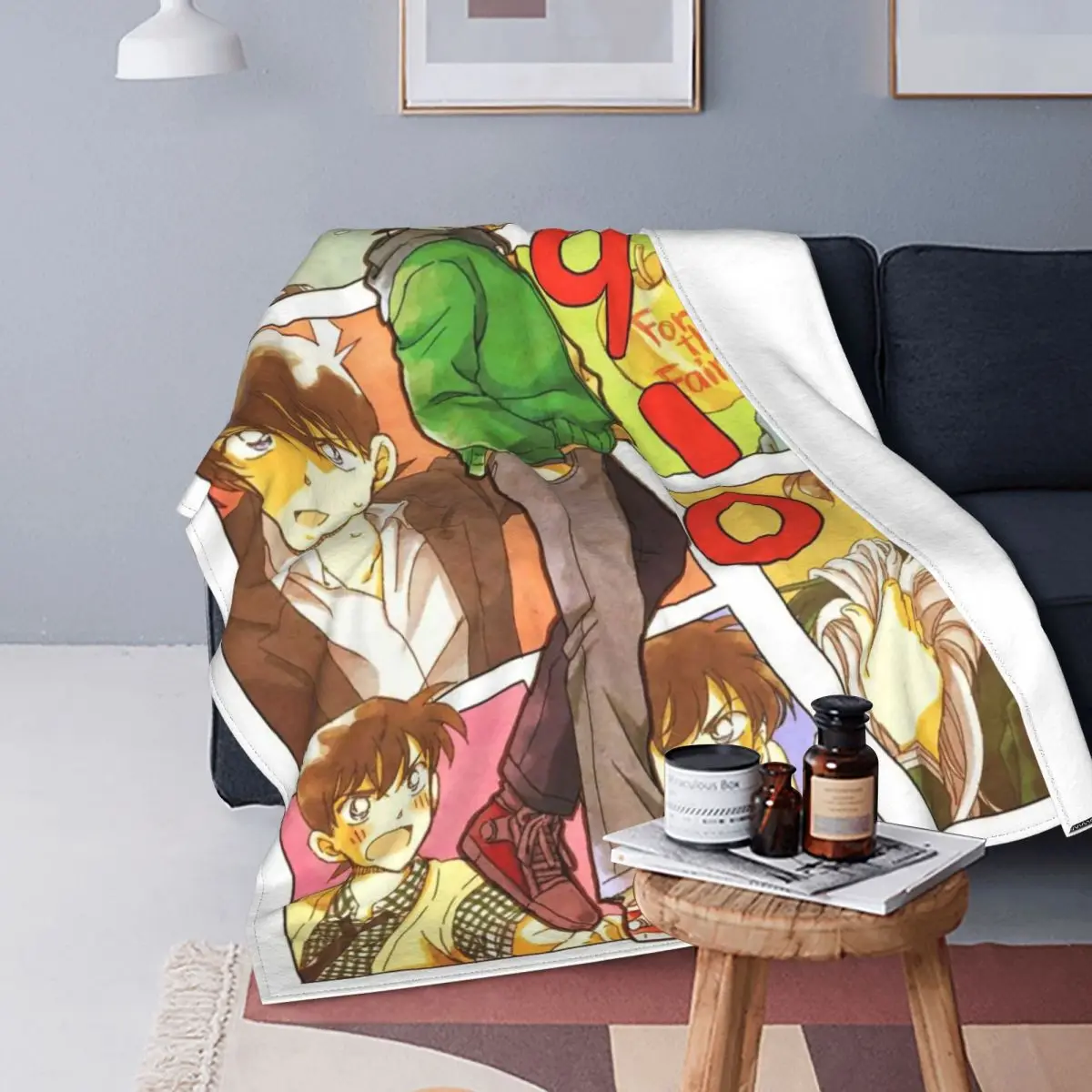 

Манта из аниме детектива, декор чулового дерева, манга японская, трансспирируемая, ультрасуава, для одежды, колпачки