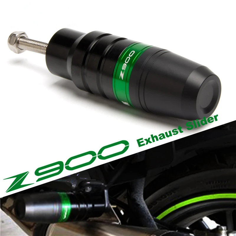 

Для Kawasaki Z900 17-21 установка CNC выхлопная труба Противоударная шаровая палочка противоударный Резиновый Бампер