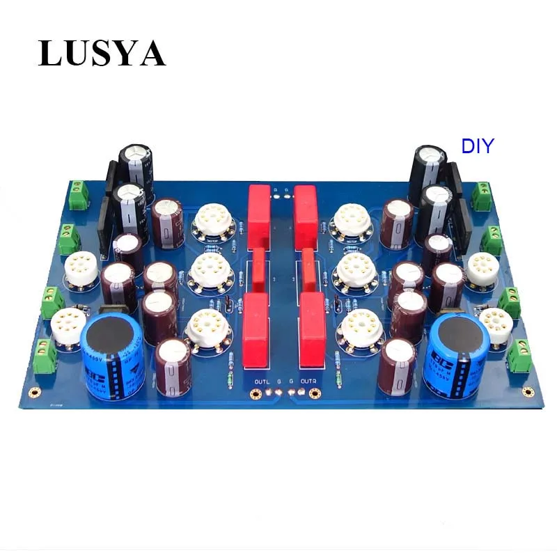 

Луся DIY наборы 12AX7 трубка, усилитель мощности плата JP200 Hi-Fi трубка Предварительный усилитель DIY плата T0842