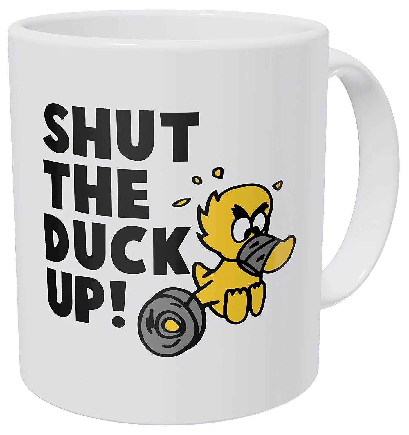 Забавная кофейная кружка с надписью Shut The Duck Up 11 унций | Дом и сад