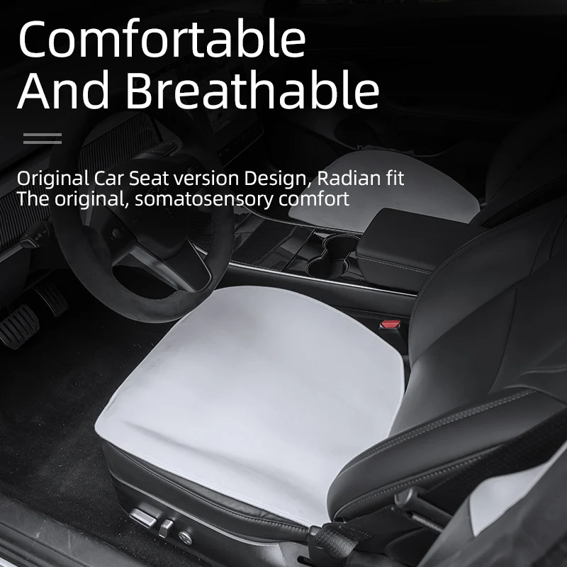 

For Tesla Model 3 X S Y High Quality Flannel Upholstered Seat Cover Snug Warm Cushion Car Modified Interior Decorate Accessories