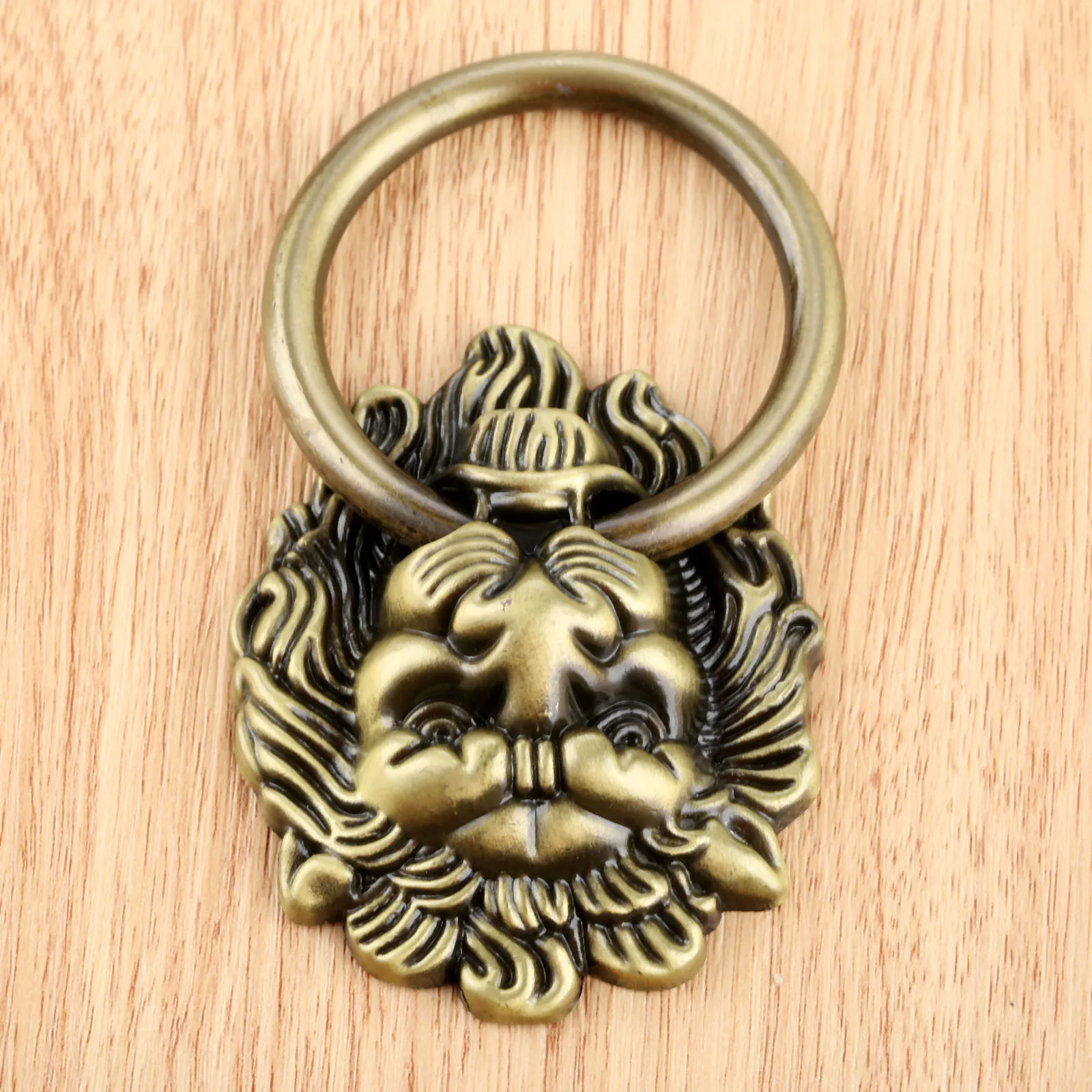 91*51 мм антикварные бронзовые ручки голова льва мебель дверь шкаф ящик выдвижная