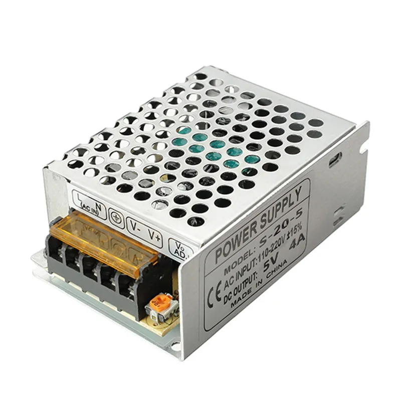 20 Вт AC 110 220 В к DC 5 4A переключатель драйвера Трансформатор питания для