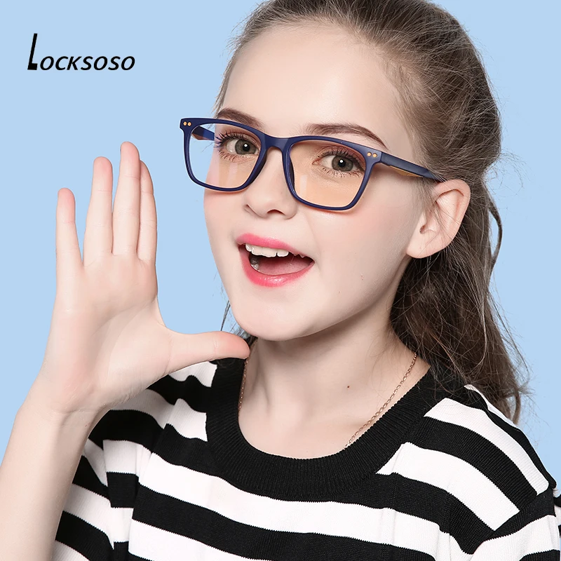 Очки LOCKSOSO с защитой от сисветильник и излучения для детей очки компьютерных игр
