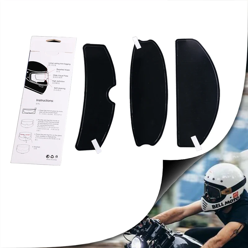 

Мотоциклетный шлем прозрачная противотуманная патч-пленка Универсальная пленка для объектива для защиты козырька двигателя противотуманные аксессуары для гонок