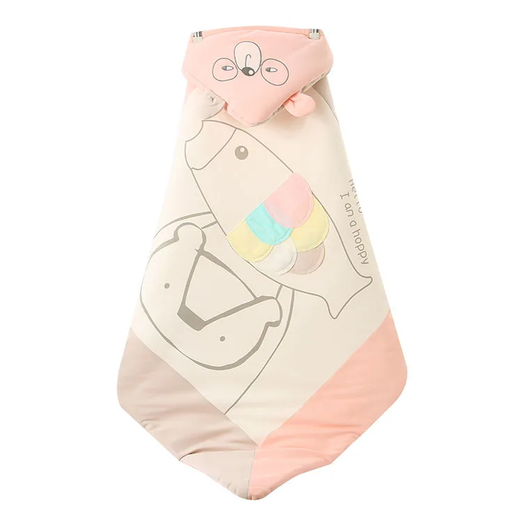 Мягкий Пеленальный детский спальный мешок для новорожденных Хлопковое одеяло