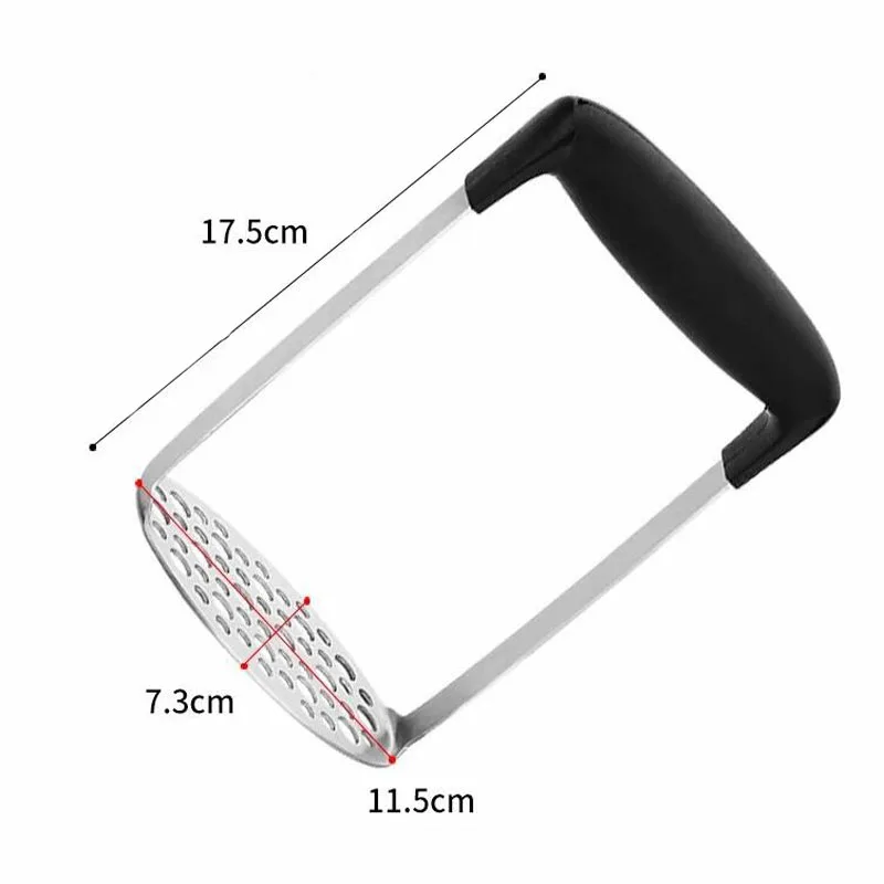 Машина для картофеля из нержавеющей стали моркови пюре нескользящая ручка пресс