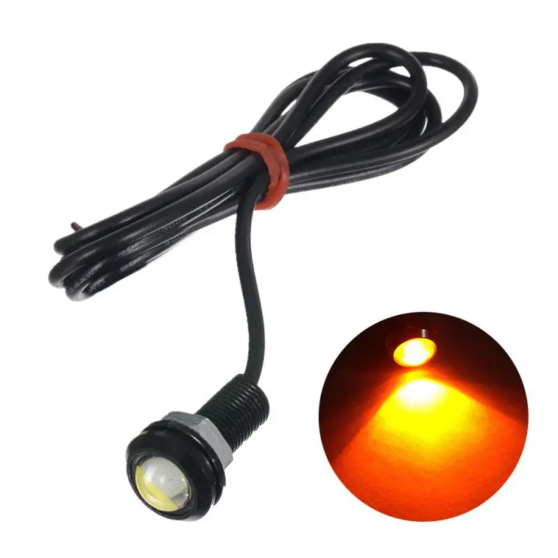 

18 MM Car Eagle Eye DRL Led Daytime Running Lights LED 12V Backup Reversing Parking Signal Automobiles Lamps Car Gadget
