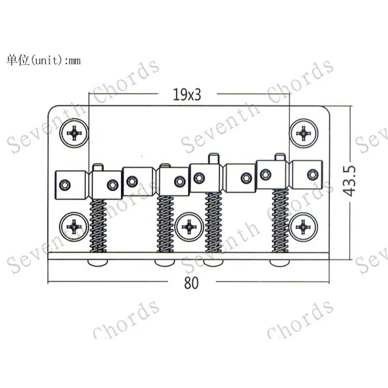 Набор золотых железных басов электрогитарный мост 4 бас струны гитарные детали