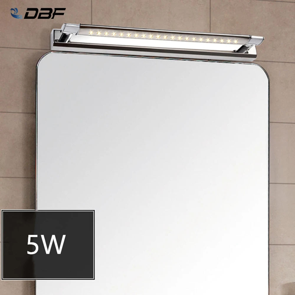 Современная косметисветильник лампа [DBF] SMD5050 из нержавеющей стали для зеркала в