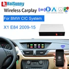 Беспроводной адаптер для BMW CIC Carplay для X1 E84 2010-15, поддержка зеркального мультимедийного экрана, видео интерфейса, модификации GPS-навигации