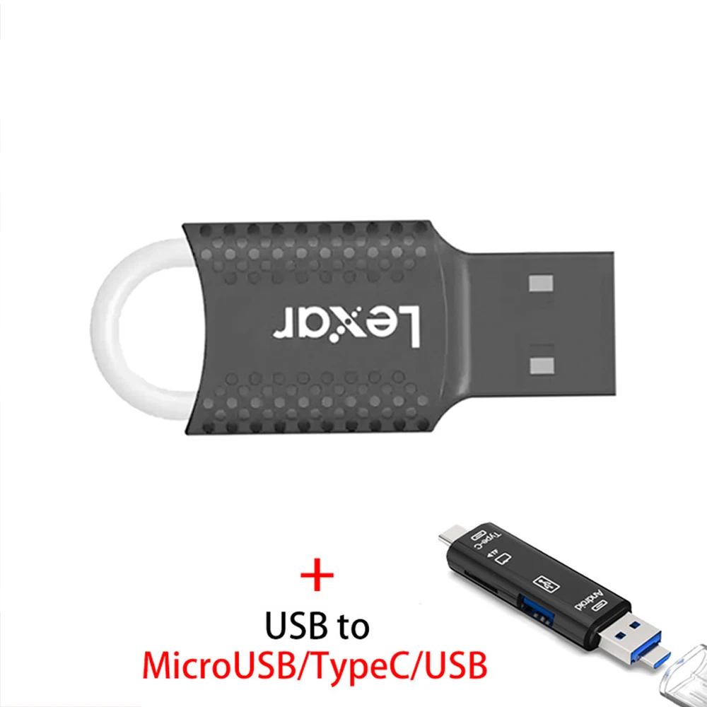 V40-Y211 Lexar USB флеш-накопитель 32 Гб 64 Гб 128 ГБ V40 флеш-накопитель USB 2,0 флеш-карта совместима с ПК/Mac системой cle memoria usb c - Цвет: V40-Y211