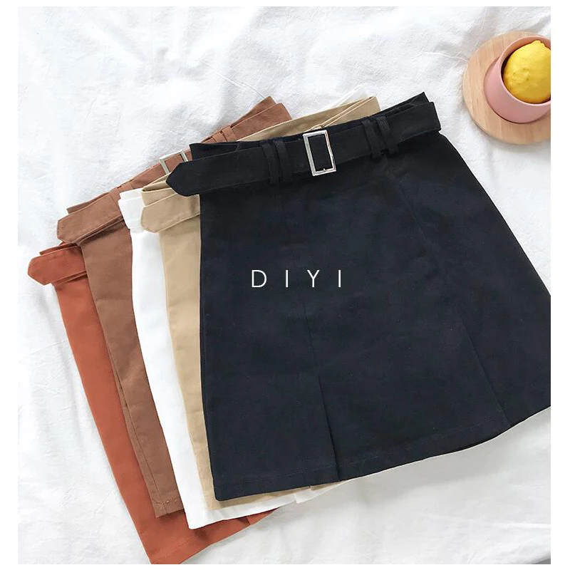 

Однотонная Базовая облегающая женская мини-юбка на весну и осень, Женская юбка, повседневная обтягивающая офисная элегантная юбка с высоко...