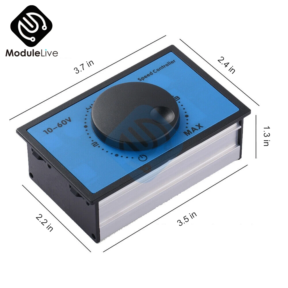 Контроллер скорости двигателя PWM DC 12 В 24 в 48 панель привода модуль постоянного