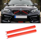 Передняя вставка для радиатора M5, отделка M, спортивные полоски для BMW F30, F32, F33, F34, F36, F20, F40, F22, F23, F45, G20, G21, 3, 5 серии, аксессуары