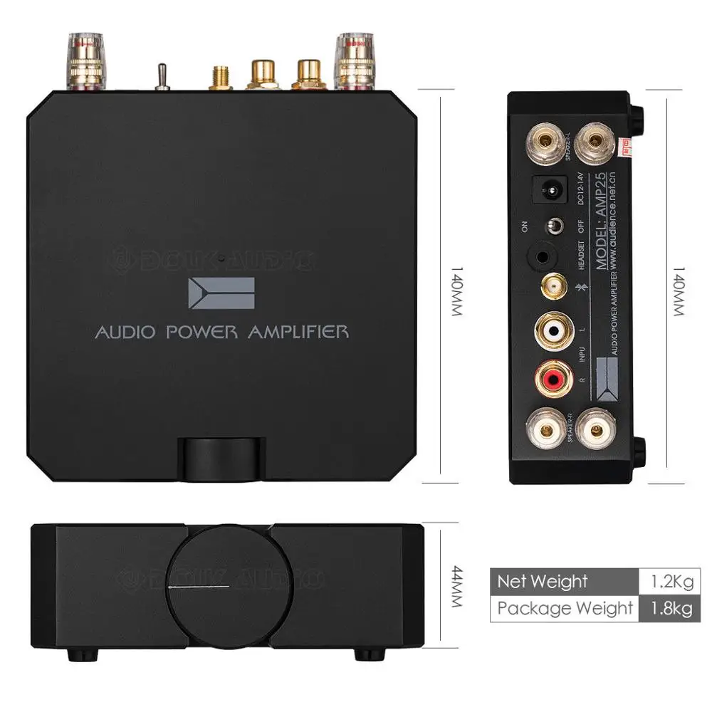 Усилитель мощности Douk Audio HiFi Bluetooth 5 0 MOSFET стерео домашние наушники Amp 80 Вт ×