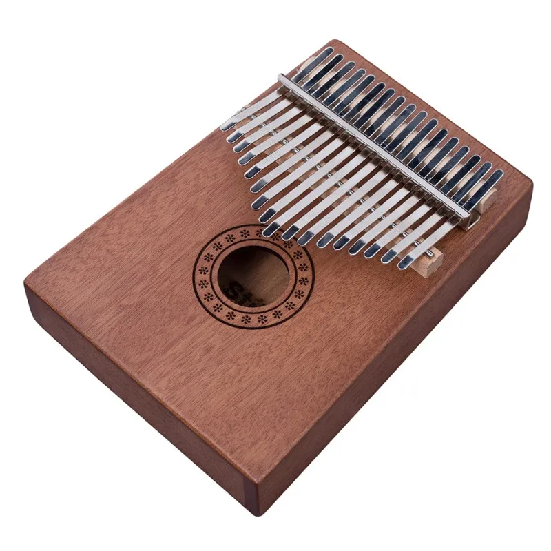Пианино Kalimba для начинающих 17 клавиш твердая древесина портативная Регулируемая