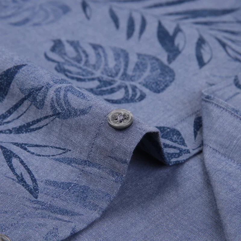 Гавайская Повседневная пляжная рубашка для отдыха с цветочным принтом мужчин