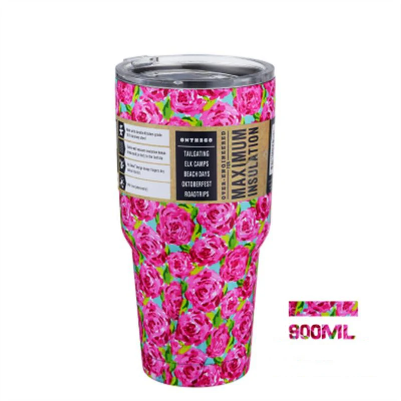 

30 oz Vacuum Flask Stainless Steel Water Bottle Cup Portable Car Cup 900ml Large Capacity Doublelayer Insulated Thermo