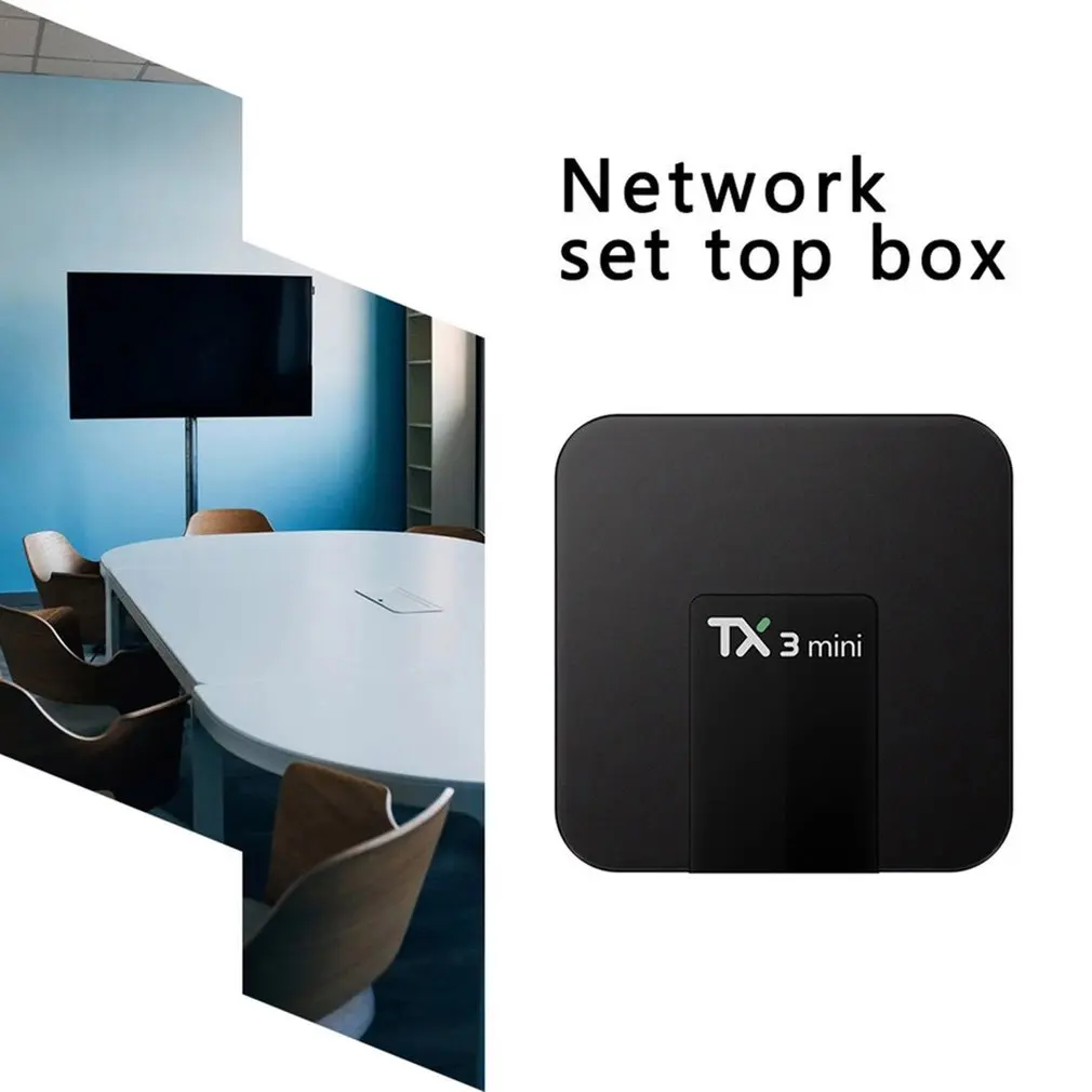 Мини-ТВ-приставка TX3 умная Двухчастотная цифровая ТВ-приставка с Wi-Fi