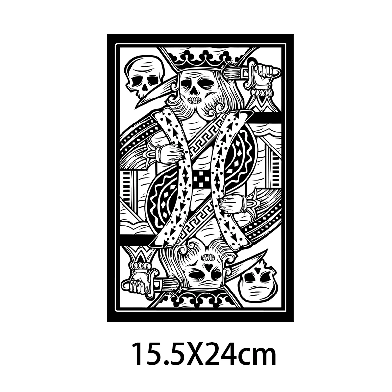 Готический патч для женщин термопереводные наклейки одежды термопереводной