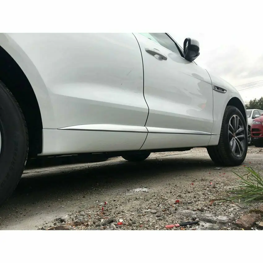

For Jaguar F-pace 2017 2018 2019 Car Body Side Overlay Cover Trim