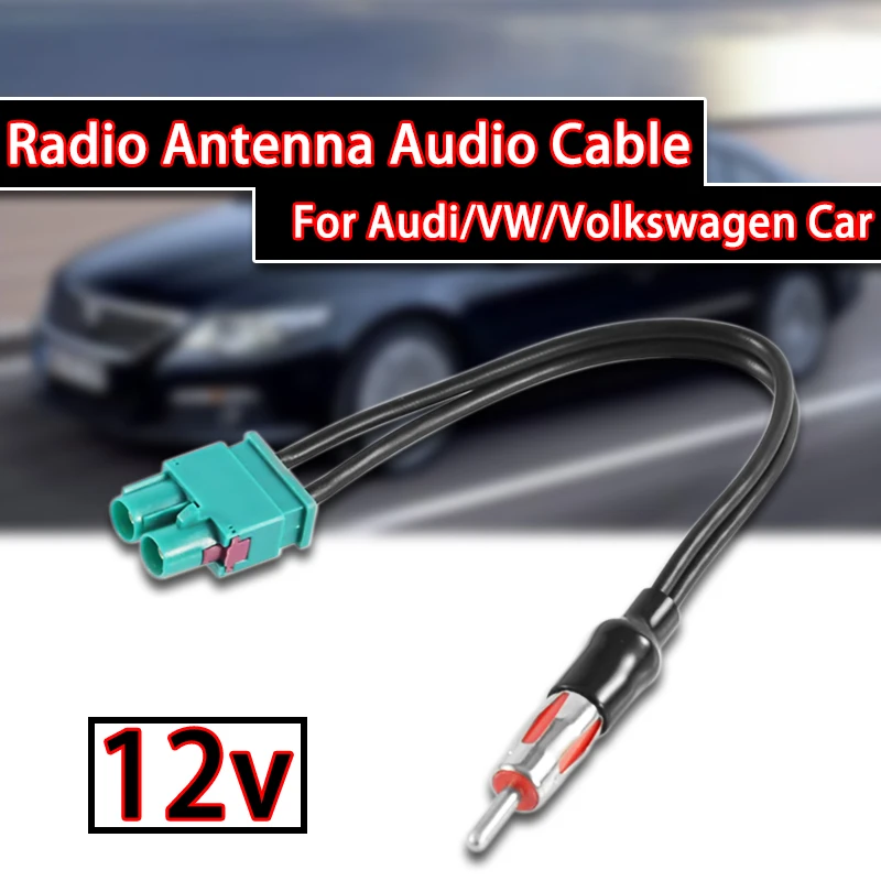 Radio Audio Cable Adaptor Antenna Audio Cable Male Double Fakra - Din Male Aerial For Audi/VW/Volkswagen Car