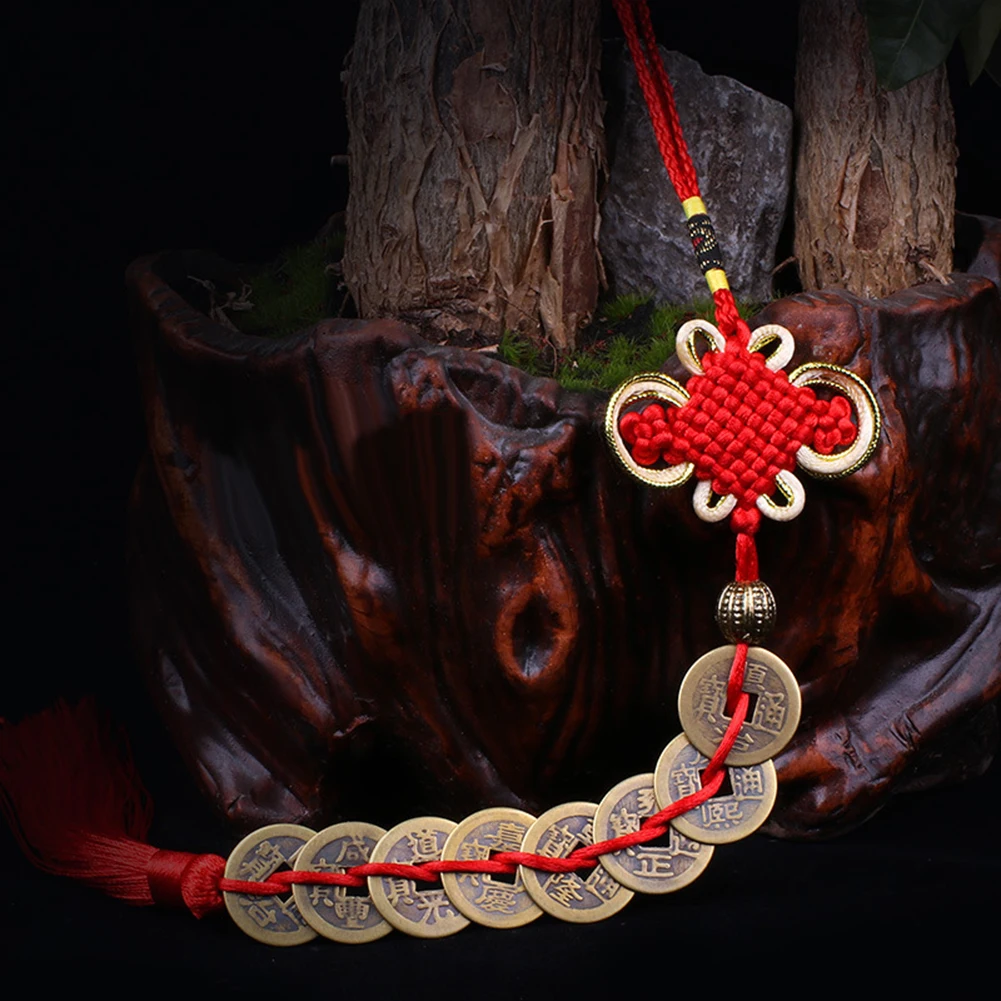 10 шт. Новогодние украшения фэн шуй талисман древние монеты иностранных валют