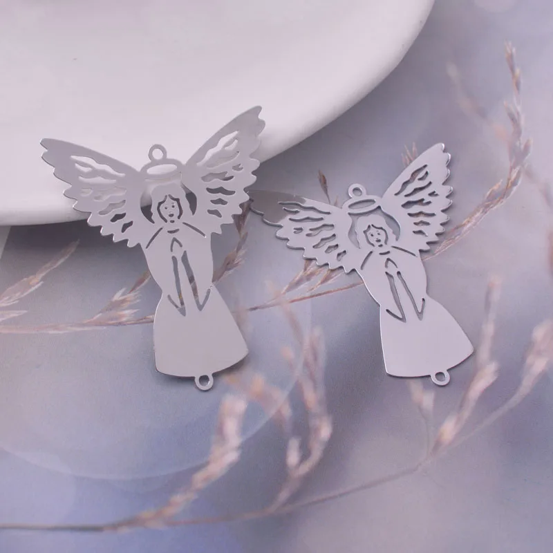 10 шт. 35 мм * 40 родиевые соединители богини филигранные подвески подвесные